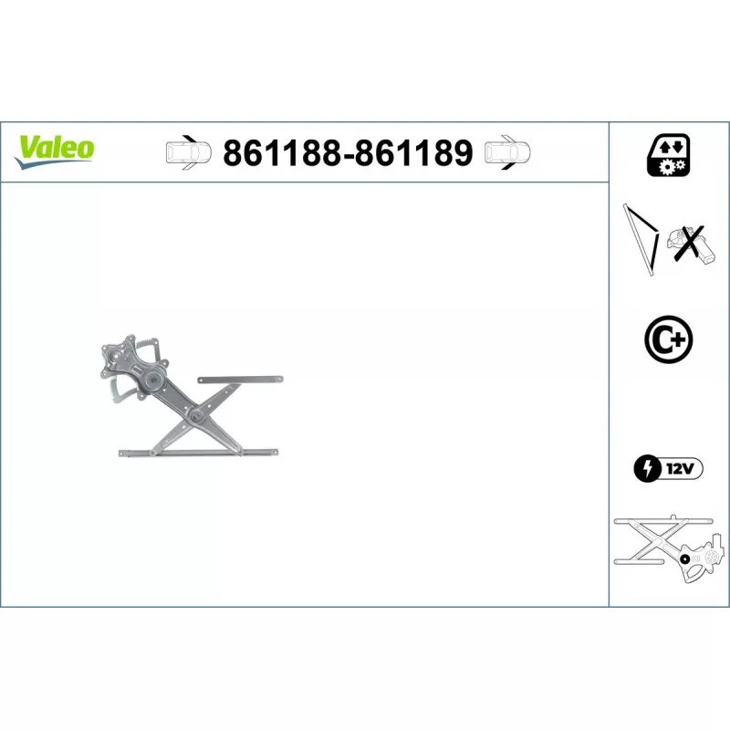 Lève-vitre avant gauche VALEO 861188
