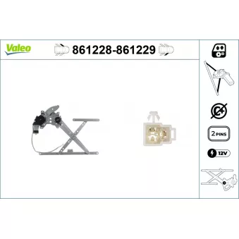 Lève-vitre avant gauche VALEO