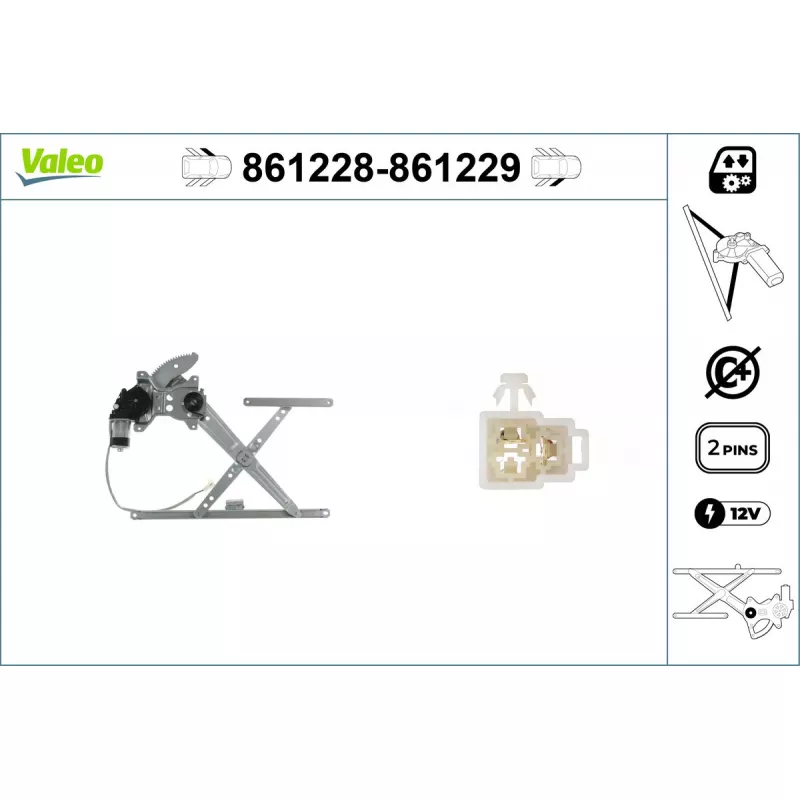 Lève-vitre avant gauche VALEO 861228