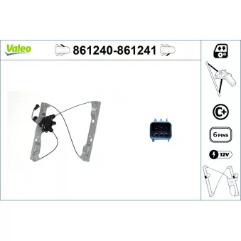 Lève-vitre avant gauche VALEO