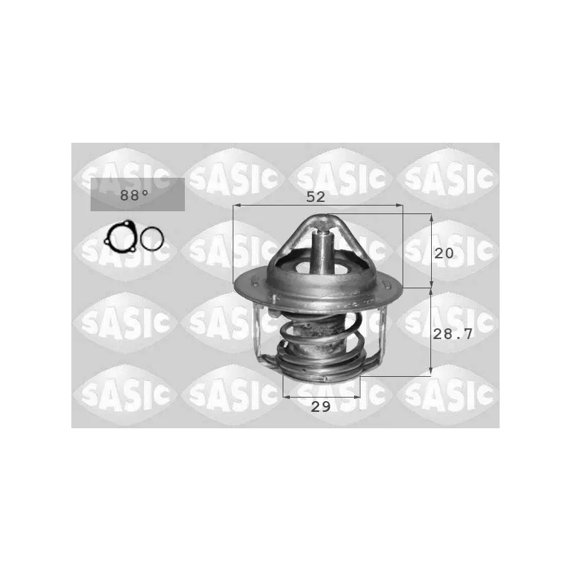 Thermostat, liquide de refroidissement SASIC 3306134
