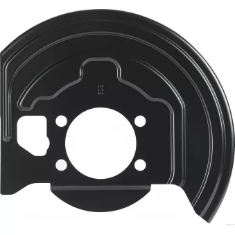 Déflecteur, disque de frein avant gauche HERTH+BUSS JAKOPARTS