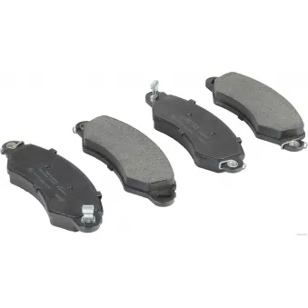 Jeu de 4 plaquettes de frein avant HERTH+BUSS JAKOPARTS J3600836