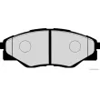 Jeu de 4 plaquettes de frein avant HERTH+BUSS JAKOPARTS J3602106 - Visuel 2