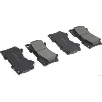 Jeu de 4 plaquettes de frein avant HERTH+BUSS JAKOPARTS