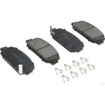 Jeu de 4 plaquettes de frein avant HERTH+BUSS JAKOPARTS J3604060
