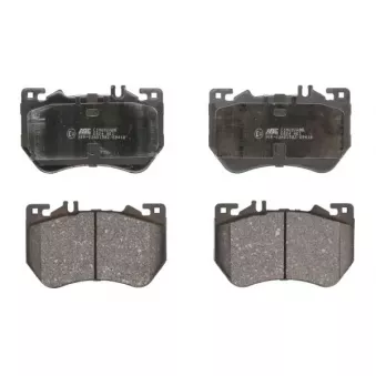 Jeu de 4 plaquettes de frein avant ABE C1M080ABE