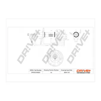 Amortisseur avant gauche Dr!ve+ DP1610.10.0523
