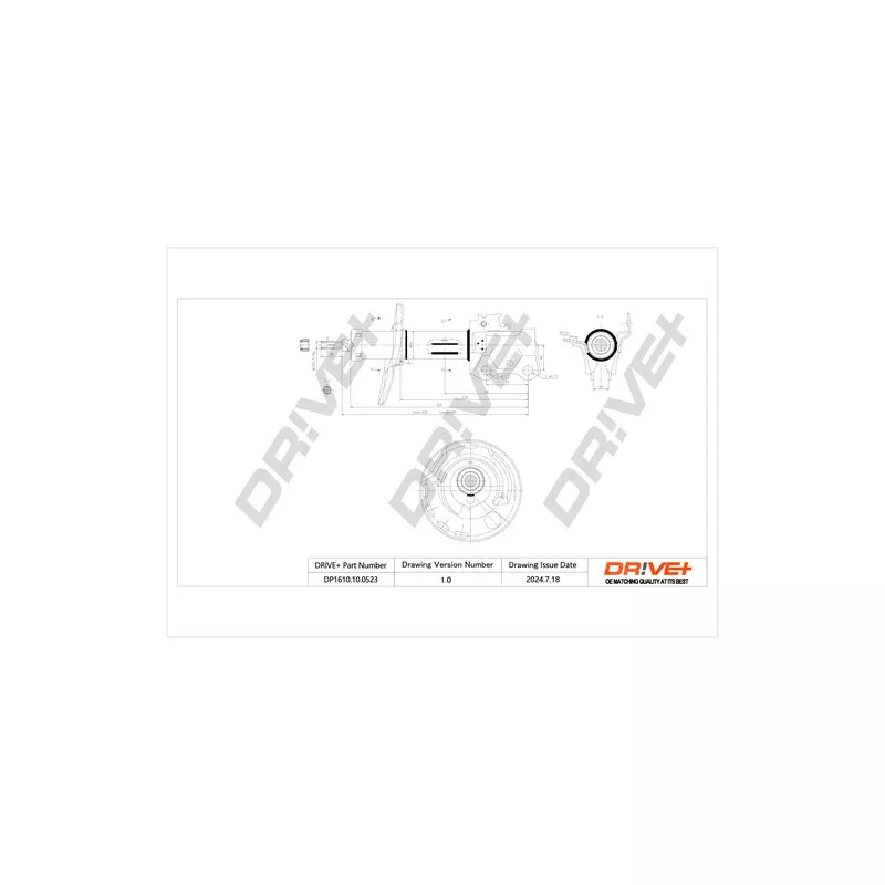 Amortisseur avant gauche Dr!ve+ DP1610.10.0523