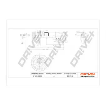 Amortisseur avant gauche Dr!ve+ DP1610.10.0652