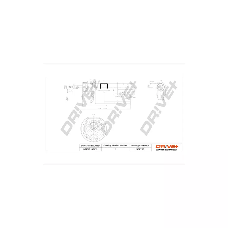Amortisseur avant gauche Dr!ve+ DP1610.10.0652