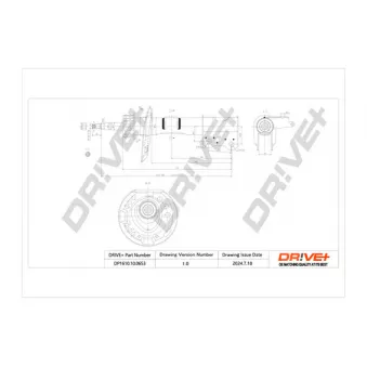 Amortisseur avant droit Dr!ve+ DP1610.10.0653