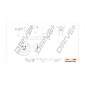 Jeu de 2 amortisseurs avant Dr!ve+ DP1610.10.0678