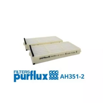 Filtre, air de l'habitacle PURFLUX AH351-2