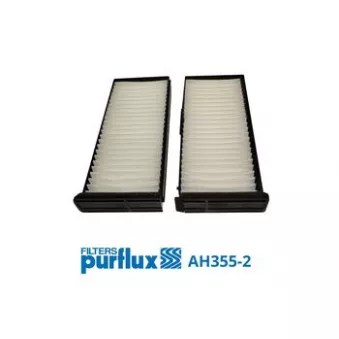 Filtre, air de l'habitacle PURFLUX AH355-2