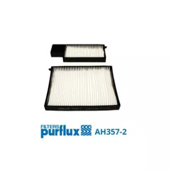 Filtre, air de l'habitacle PURFLUX AH357-2