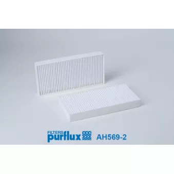 Filtre, air de l'habitacle PURFLUX AH569-2