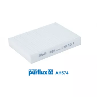 Filtre, air de l'habitacle PURFLUX AH574
