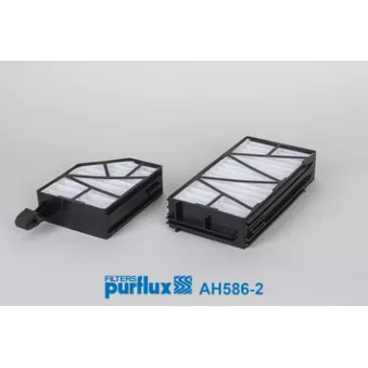 Filtre, air de l'habitacle PURFLUX AH586-2