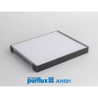 Filtre, air de l'habitacle PURFLUX AH591
