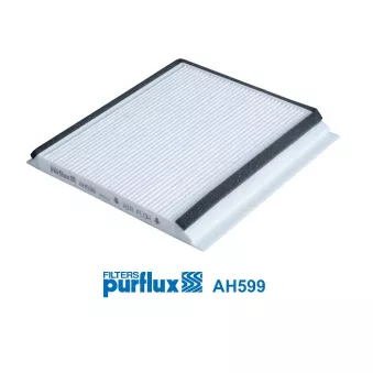 Filtre, air de l'habitacle PURFLUX AH599