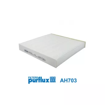 Filtre, air de l'habitacle PURFLUX AH703