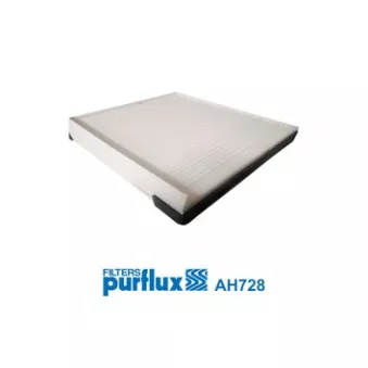 Filtre, air de l'habitacle PURFLUX AH728