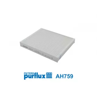 Filtre, air de l'habitacle PURFLUX AH759