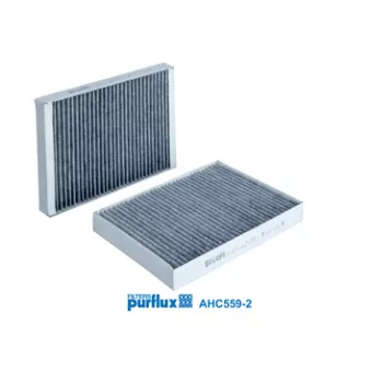 Filtre, air de l'habitacle PURFLUX AHC559-2