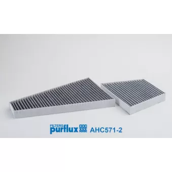 Filtre, air de l'habitacle PURFLUX AHC571-2