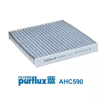 Filtre, air de l'habitacle PURFLUX AHC590