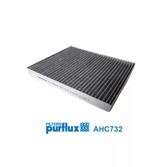 Filtre, air de l'habitacle PURFLUX AHC732