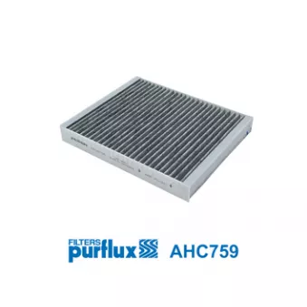 Filtre, air de l'habitacle PURFLUX AHC759