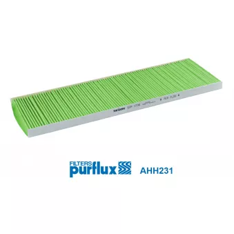 Filtre, air de l'habitacle PURFLUX AHH231
