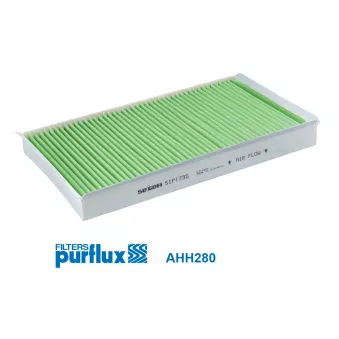 Filtre, air de l'habitacle PURFLUX AHH280