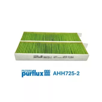Filtre, air de l'habitacle PURFLUX AHH725-2