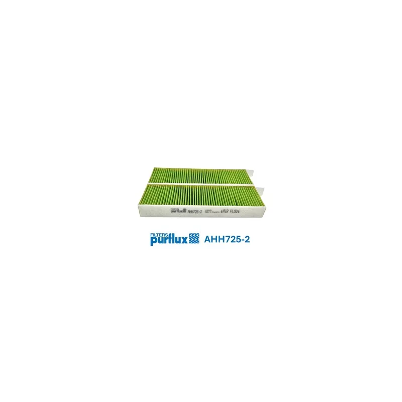 Filtre, air de l'habitacle PURFLUX AHH725-2