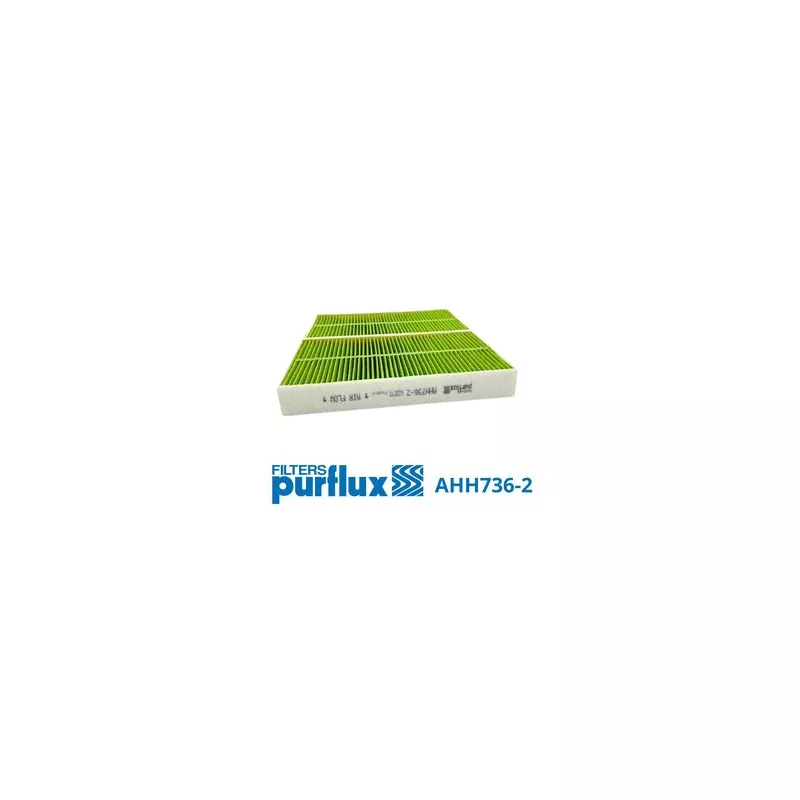 Filtre, air de l'habitacle PURFLUX AHH736-2