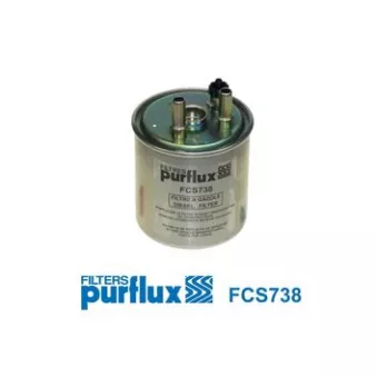 Filtre à carburant PURFLUX FCS738