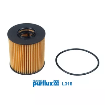 Filtre à huile PURFLUX L316