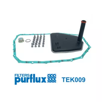 Kit de filtre hydraulique, boîte automatique PURFLUX TEK009