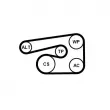 Jeu de courroies trapézoïdales à nervures CONTITECH 5PK1546K1 - Visuel 1