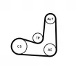 Jeu de courroies trapézoïdales à nervures CONTITECH 6PK1070K5 - Visuel 2