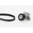 Jeu de courroies trapézoïdales à nervures CONTITECH 6PK1080K4 - Visuel 1