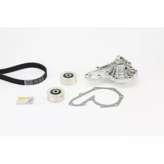 Pompe à eau+Jeu de courroie trapézoïdale à nervures CONTITECH 6PK1125WP1