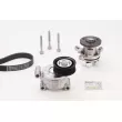 Pompe à eau+Jeu de courroie trapézoïdale à nervures CONTITECH 6PK1306WP1 - Visuel 1