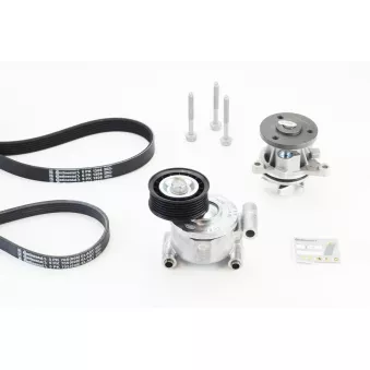 Pompe à eau+Jeu de courroie trapézoïdale à nervures CONTITECH 6PK1306WP2