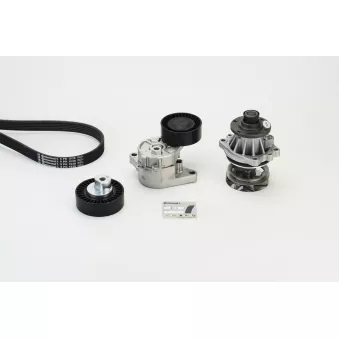 Pompe à eau+Jeu de courroie trapézoïdale à nervures CONTITECH 6PK1538WP1
