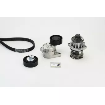 Pompe à eau+Jeu de courroie trapézoïdale à nervures CONTITECH 6PK1555WP2
