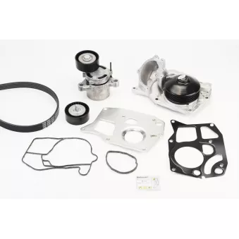 Pompe à eau+Jeu de courroie trapézoïdale à nervures CONTITECH 6PK1660WP2